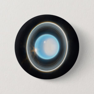 Planet Uranus mit Rings JWST Image Button