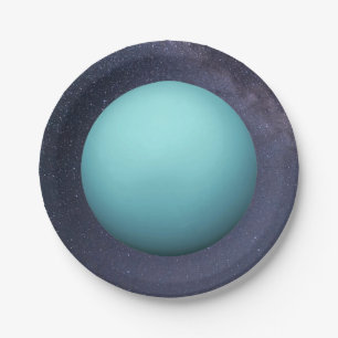Planet-Uranus-Papierplatte Pappteller