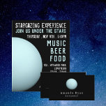 Planet Uranus, Planetarium Eventwerbung Flyer<br><div class="desc">Planet Uranus,  Planetarium Eventwerbung Flyer vom Business Card Store.</div>