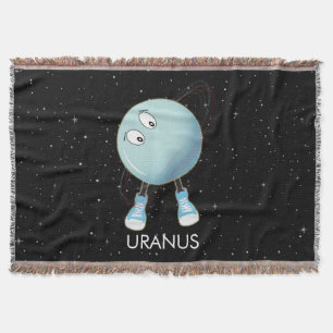 Planet Uranus & Sterne Decke