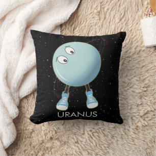 Planet Uranus & Sterne Kissen