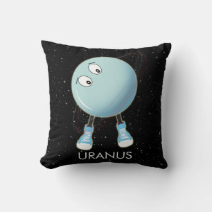 Planet Uranus & Sterne Kissen