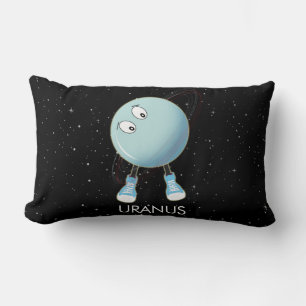 Planet Uranus & Sterne Lendenkissen
