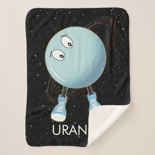 Planet Uranus & Sterne Sherpadecke (Vorderseite)