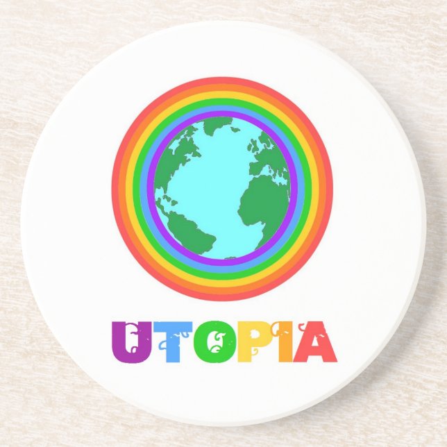 Planet Utopia Untersetzer (Vorne)