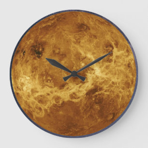 Planet Venus Große Wanduhr