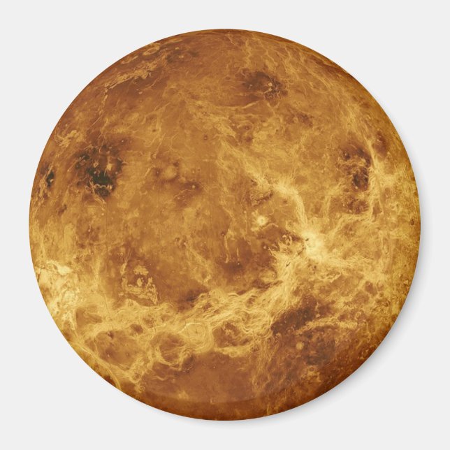 Planet Venus Sonnensystem Magnet (Vorne)