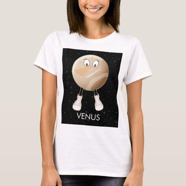 Planet Venus & Stars T-Shirt (Vorderseite)