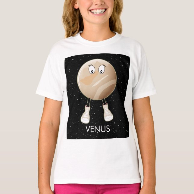 Planet Venus & Stars T-Shirt (Vorderseite)
