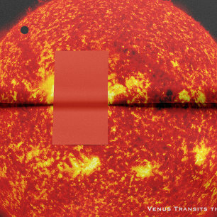 Planet Venus überträgt die Sonne, Hi-Res Seidenpapier