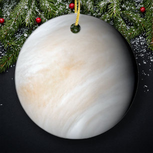 Planet Venus Weihnachtsbaum Keramik Ornament