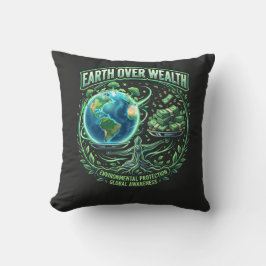 Planet vor Profit Kissen