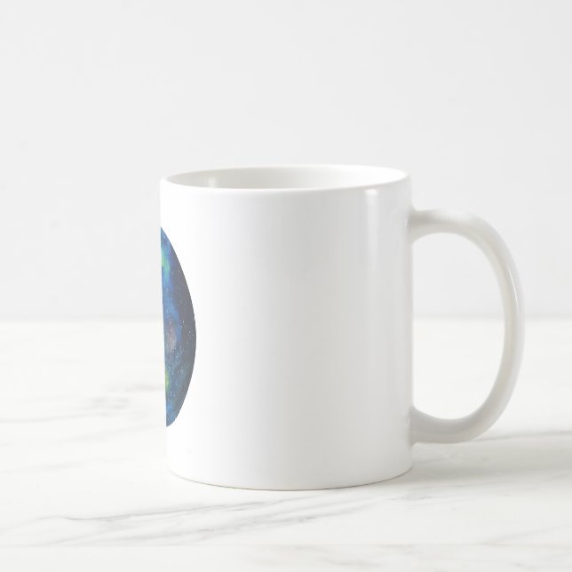 Planet Watercolor Classic White Tasse (Rechts)