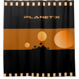 Planet X Duschvorhang