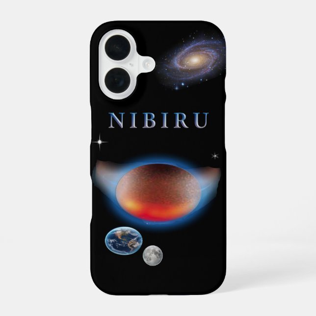 Planet X Nibiru iPhone 16 Hülle (Rückseite)