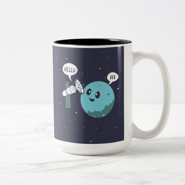 Planet Zweifarbige Tasse (Rechts)