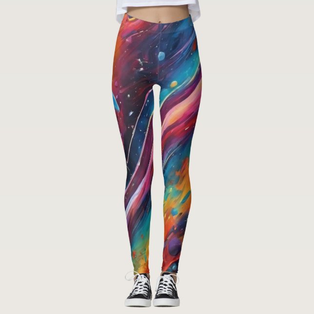 Planetär Leggings (Vorderseite)