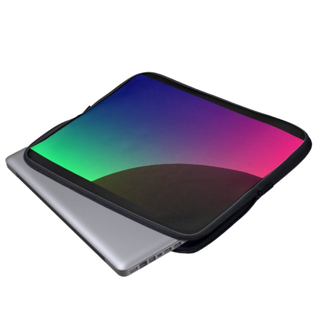 Planetäre Aurora-Laptop-Bag Laptopschutzhülle (Vorne Knopf)