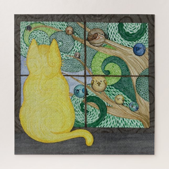 Planetäre Birbs Puzzle (Vertikal)