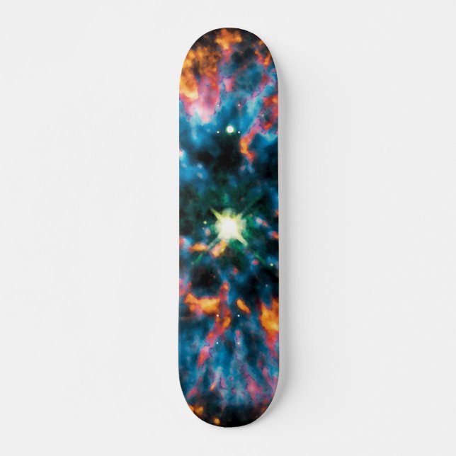 Planetärer Nebel NGC 6751 Hubble-Foto Skateboard (Vorne)