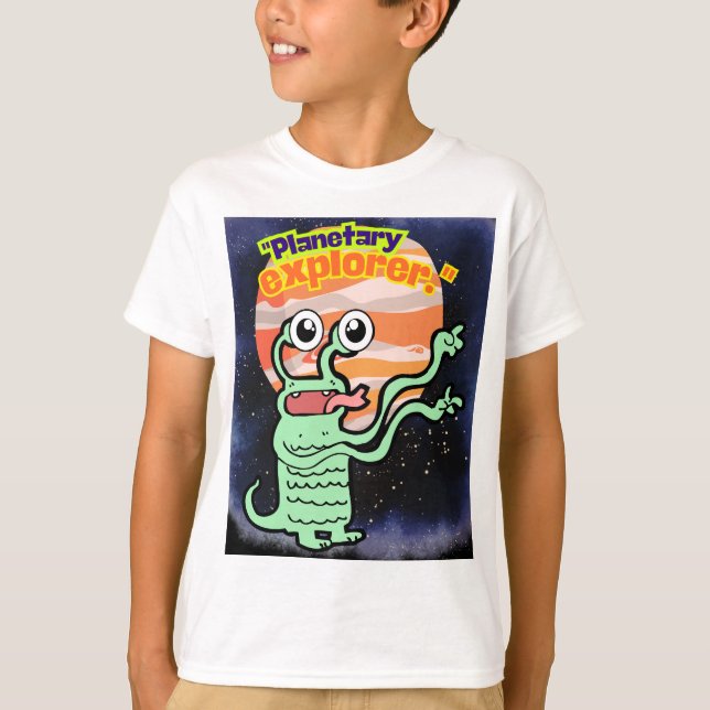PLANETÄREXPLORER T-Shirt (Vorderseite)