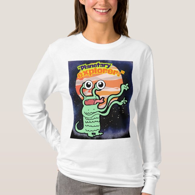 PLANETÄREXPLORER T-Shirt (Vorderseite)