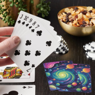 Planetarische Spielkarten