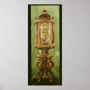 Planetarische Uhr, im Jahre 1520 abgeschlossen Poster