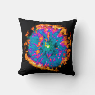 Planetarischer Nebel NGC 6751 Pop Art psychedelisc Kissen