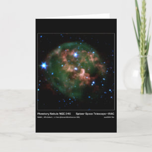 Planetarischer Nebelfleck NGC 246 - Spitzer Karte