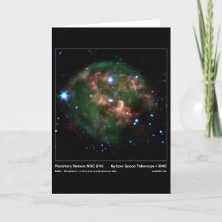 Planetarischer Nebelfleck NGC 246 - Spitzer Karte