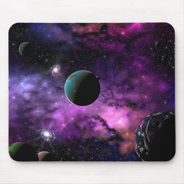 Planetarischer Raum Mousepad (Vorne)