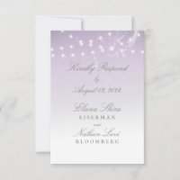 Planetarium Chuppah Wedding RSVP Card