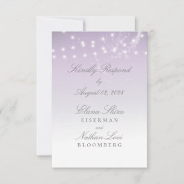 Planetarium Chuppah Wedding RSVP Card
