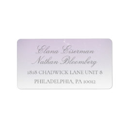 Planetarium Chuppah Wedding RSVP Card Adressaufkleber