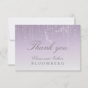 Planetarium Chuppah Wedding RSVP Card Dankeskarte