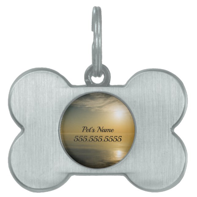 Planetarium Sunrise Pet ID Tag Tiermarke (Vorderseite)