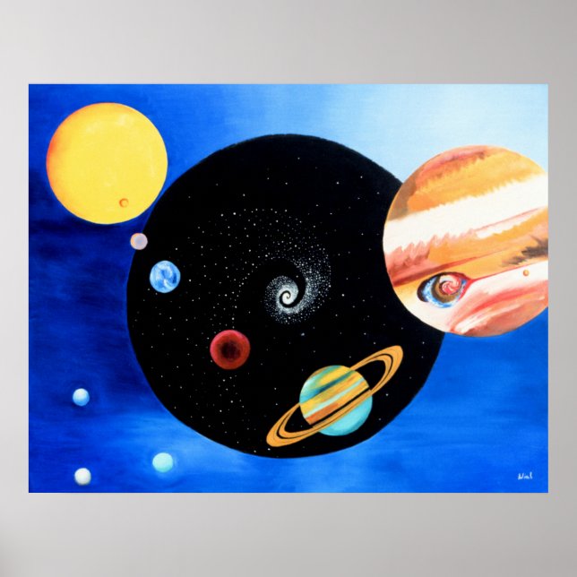 Planetary Mandala Poster (Vorne)