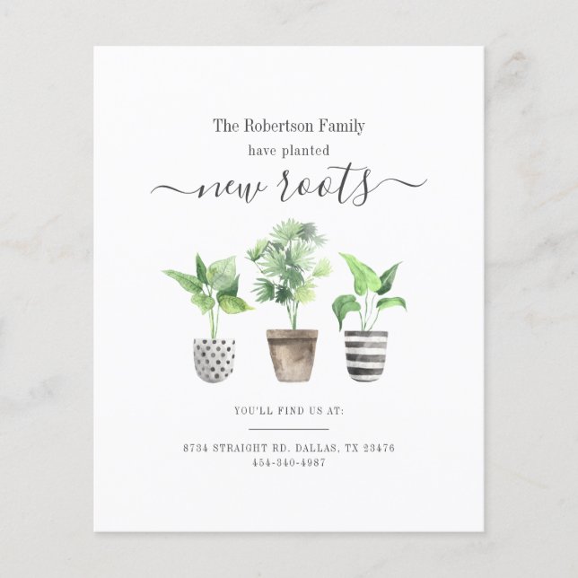 Planete neue Wurzeln Ankündigung (Vorderseite)