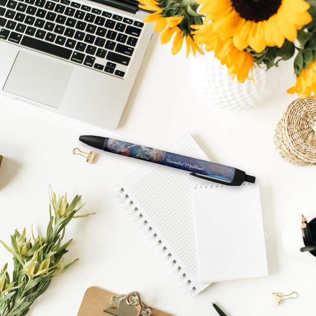 Planeten der Erdoberfläche Mit Monogramm Kugelschreiber (Von Creator hochgeladen)