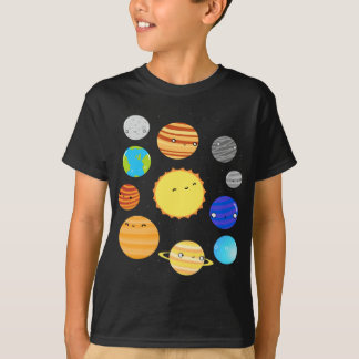 Planeten der Kinder des Sonnensystems T-Shirt