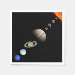PLANETEN der SONNENSYSTEM kundenspezifischen Serviette