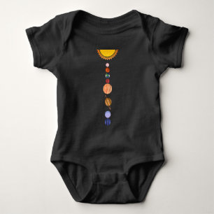 Planeten des Sonnensystems Baby Strampler