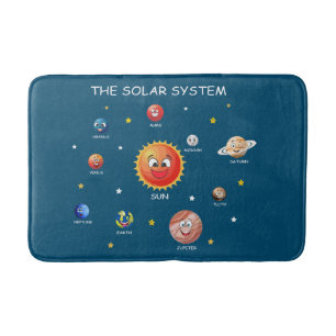 Planeten des Sonnensystems Badematte