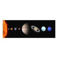 PLANETEN DES SONNENSYSTEMS Benutzerdefinierter Fot