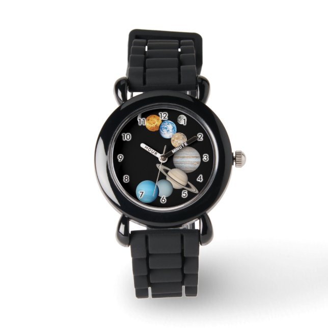 Planeten des Sonnensystems (Farbveränderlich) Wat Armbanduhr (Vorderseite)