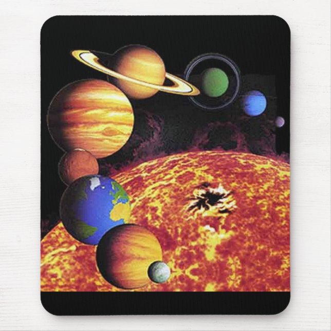 Planeten des Sonnensystems Mousepad (Vorne)