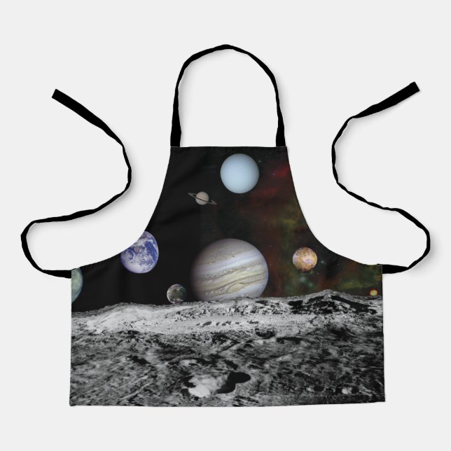 Planeten des Sonnensystems Schürze (Vorderseite)