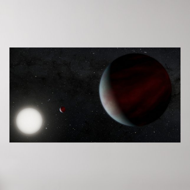 Planeten, die den sonnenähnlichen Star Epic 249731 Poster (Vorne)