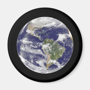 Planeten-Erde in der Weltraum-photographischen Magnet